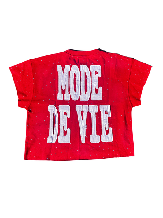 Rouge Rhinestone Shirt