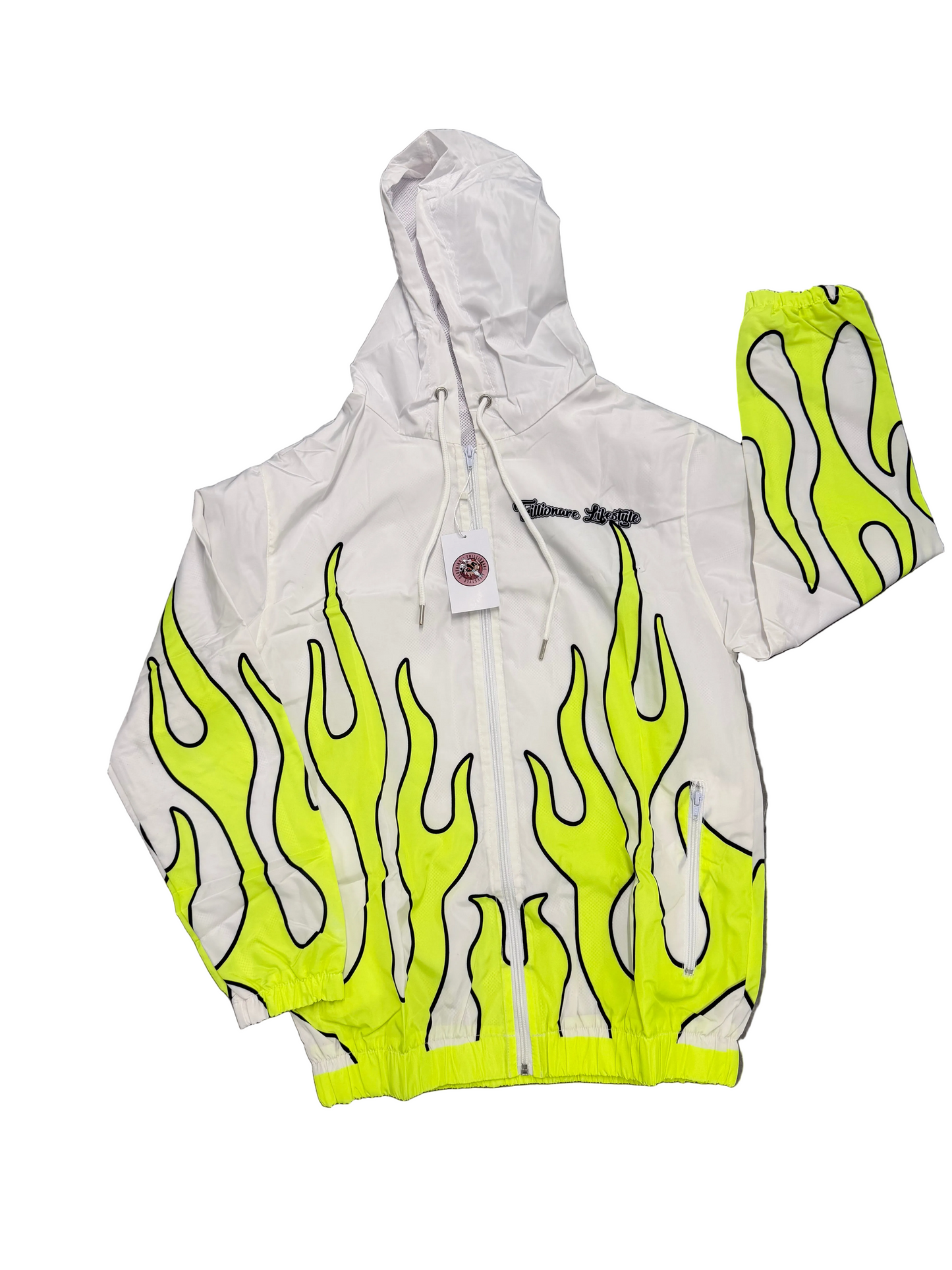 Flame Windbreaker Jacket