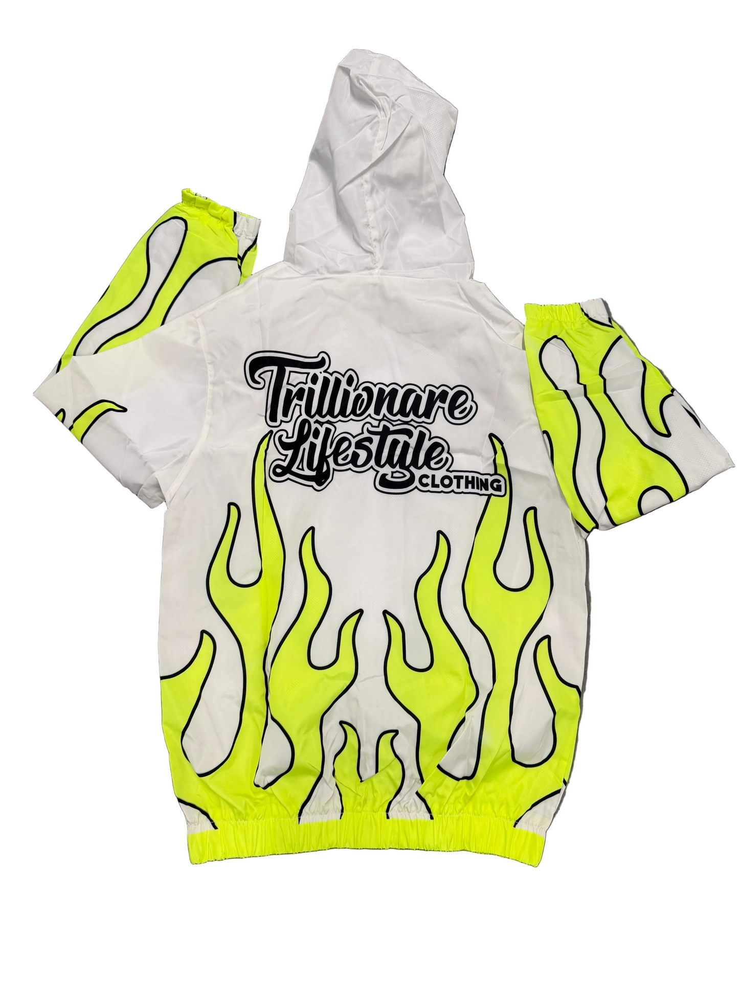 Flame Windbreaker Jacket