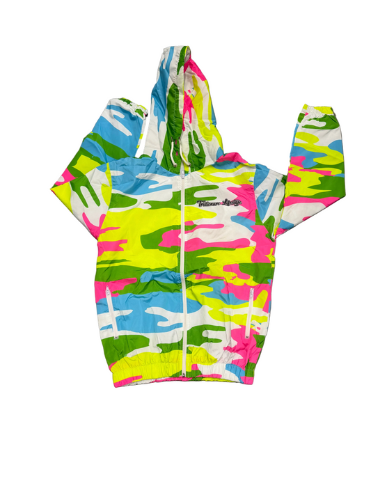 Camo Windbreaker Jacket
